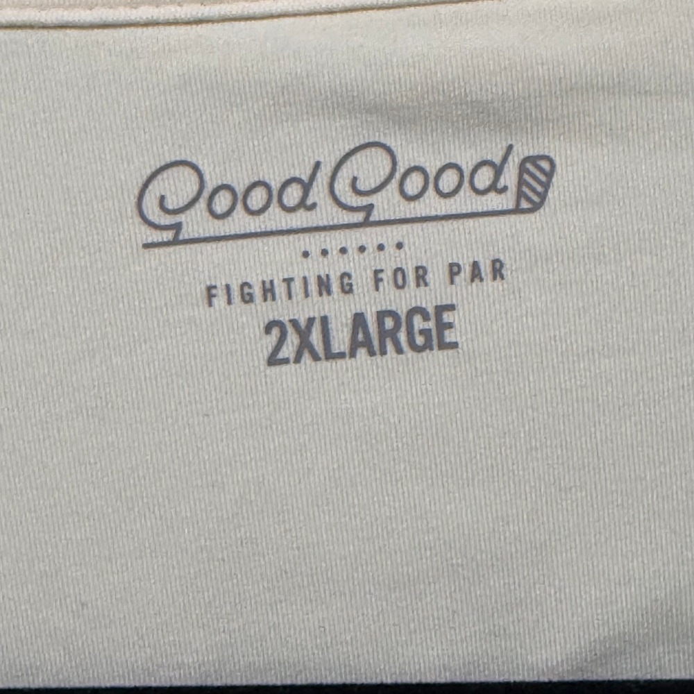 Good Good Golf Mens 2XL Fighting For Par Quarter Zip Pullover Light Green NWT - Picture 7 of 9